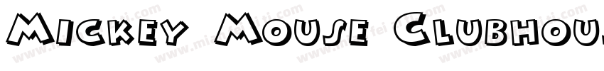 Mickey Mouse Clubhouse字体转换